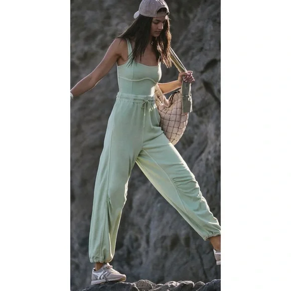 FP Movement Inbound onesie one piece jumpsuit NWT in pistachio - Picture 2 of 2